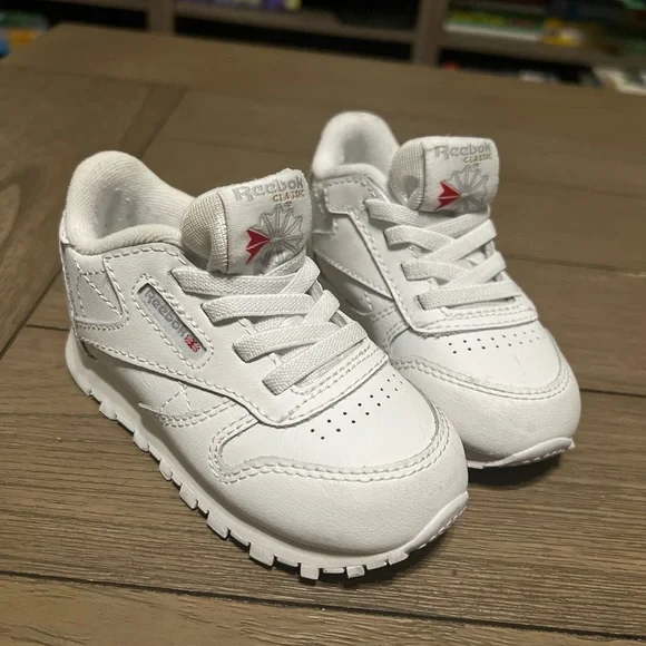 Athletic Shoe Reebok Classic Bebe Unisex Classic Leather Shoes Toddler